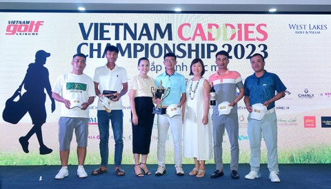 Sân golf Long Thành bội thu giải tại Vietnam Caddies Championship 2023 - Khu vực Miền Nam