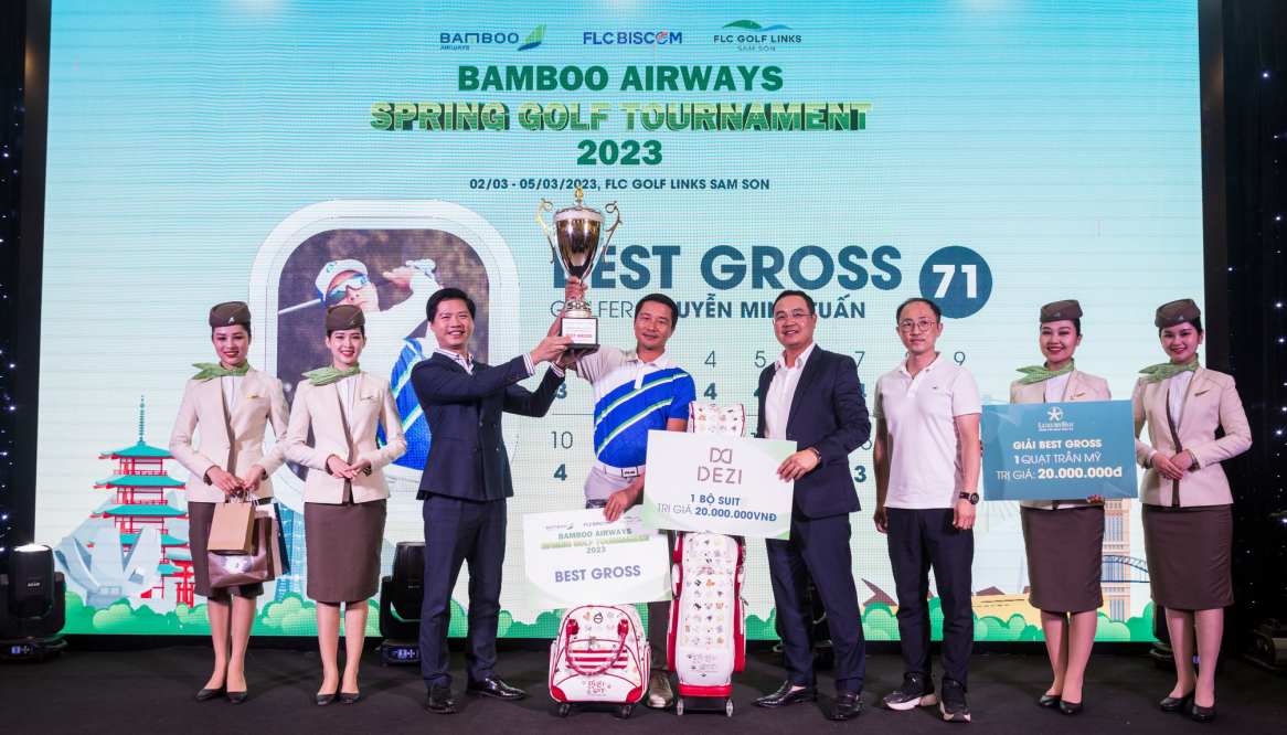 Golfer Nguyễn Minh Tuấn vô địch Bamboo Airways Spring Golf Tournament 2023
