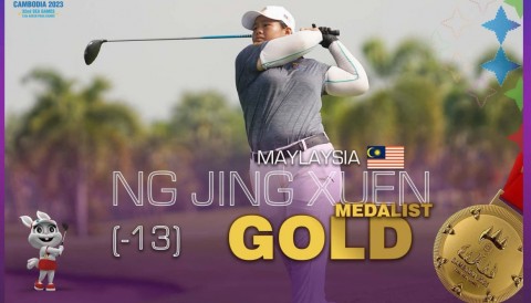NG Jing Xuen:  Áp dụng triết lý 'não cá vàng' của Jon Rahm để vô địch golf nữ SEA Games 32