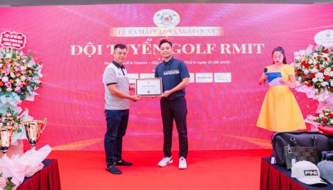 Lễ ra mắt và xuất quân 'cực sớm' tuyển Golf RMIT cho Vòng CK Giải VĐ Các CLB Hà Nội 2023