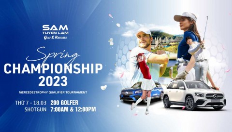 SAM Tuyền Lâm Spring Championship 2023: Cơ hội chơi golf vào thời điểm Đà Lạt đẹp nhất năm