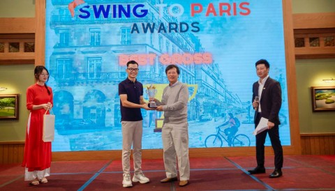 Golfer Brian Lo giành Best Gross giải golf Swing to Paris 2023