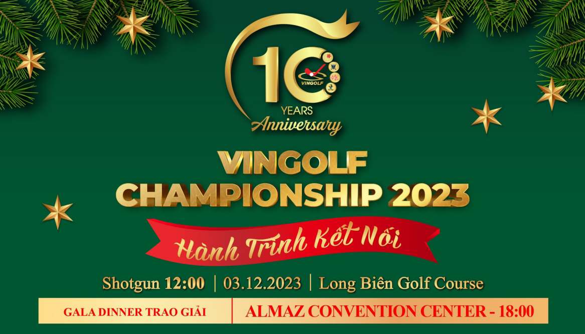 10 tỷ đồng giải thưởng tại sự kiện golf kỷ niệm 10 năm CLB VINGOLF