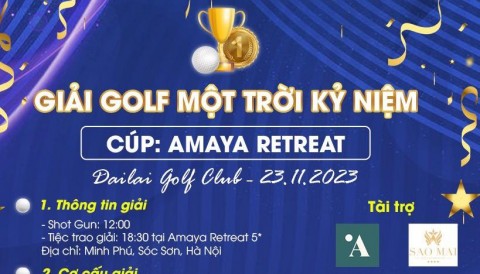 Nhiều điểm thú vị chờ đón ở giải golf Một Trời Kỷ Niệm -  Tranh Cup Amaya Retreat 2023