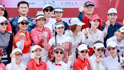 Gần trăm bóng hồng vui 'tưng bừng' ở giải The Ladies & Friends Championship 2023