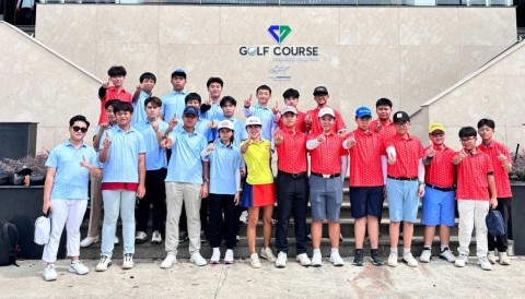 Trường quốc tế Canada CIS giao lưu thi đấu với đội golf trẻ tỉnh Bà Rịa - Vũng Tàu