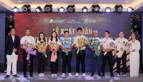 Lễ xuất quân tham dự ASIAD 2023: Đội tuyển Golf Quốc gia Việt Nam sẵn sàng ra biển lớn