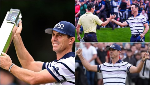 BMW PGA Championship: Billy Horschel đánh bại Rory McIlroy với eagle ở playoff