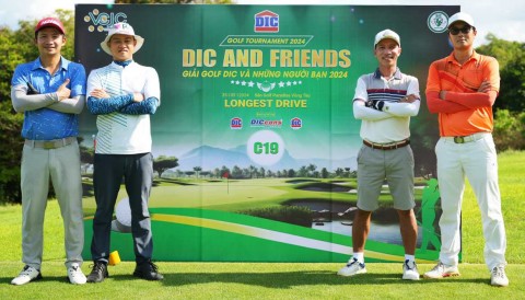 140 golfer thi đấu ở giải kỷ niệm 34 năm ngày thành lập Tập đoàn DIC