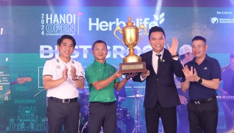 Golfer Đỗ Anh Đức vô địch giải Hanoi Open - Herbalife Cup 2024 với thành tích 74 gậy