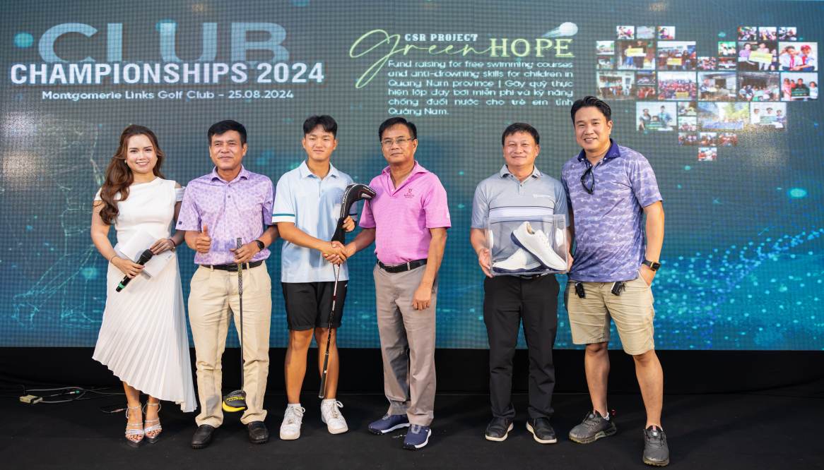 Gậy Driver của Nguyễn Anh Minh được đấu giá từ thiện tại giải VĐ CLB Montgomerie Links 2024