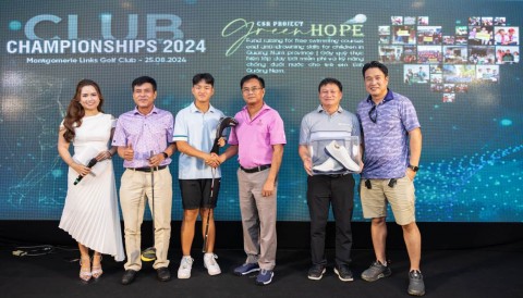 Gậy Driver của Nguyễn Anh Minh được đấu giá từ thiện tại giải VĐ CLB Montgomerie Links 2024