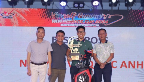 Nguyễn Vũ Quốc Anh vô địch giải VinGolf Summer - TaylorMade Cup 2024