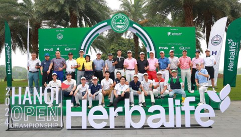 Hanoi Open - Herbalife Cup 2024: Gần 80 golfer chuyên nghiệp, 200 golfer nghiệp dư xuất phát vòng 1