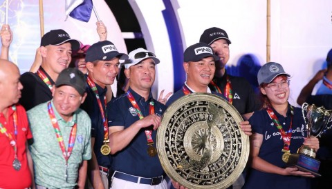 Hội golf Hà Nội, Quảng Nam nhận huy chương vàng bảng nam nữ giải VĐ Các Hội golf toàn quốc lần 1