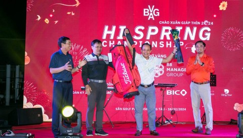 Golfer Nguyễn Thành Trung vô địch giải golf Hi Spring Championship 2024
