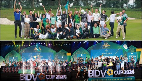 Khỉ Vàng đăng quang giải VĐ Các CLB Golf Hà Nội mùa 7 - BIDV Cup 2024