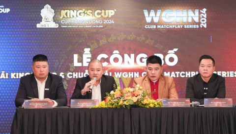 Kings Cup - Cúp Hùng Vương 2024: Giải VĐ đồng đội có tổng thưởng 1,5 tỷ đồng