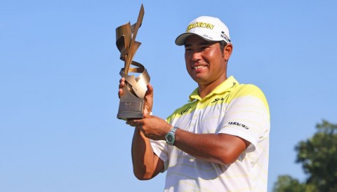 Hideki Matsuyama: Dùng caddie thay thế và vô địch PGA Tour Playoffs đầu tiên ở FedEx St Jude