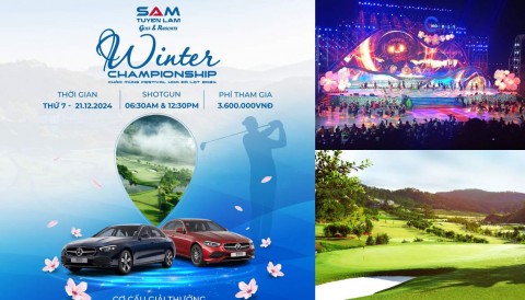 Từ Festival hoa Đà Lạt đến tranh HIO tiền tỷ ở SAM Tuyền Lâm Winter Championship 2024