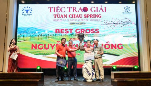 Đánh 72 gậy, golfer Nguyễn Xuân Hồng vô địch Tuan Chau Spring Championship 2024