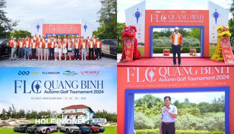 Giải đấu 'HIO bạc tỷ' FLC Quang Binh Autumn Golf Tournament 2024 chính thức khởi tranh