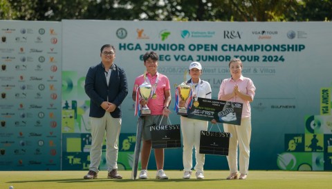 Tuấn Anh, Anna Lê vô địch golf giải trẻ Tp Hồ Chí Minh mở rộng 2024 - Chặng 6 VGA Junior Tour