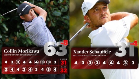 Vòng 2 Tour Championship: Collin Morikawa, Xander Schauffele thu hẹp hoảng cách với Scottie Scheffler