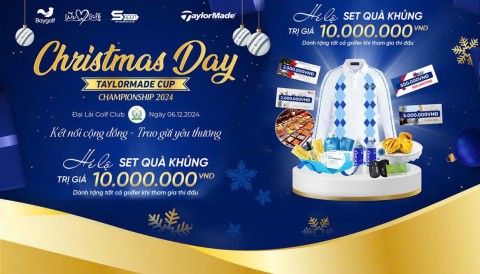 Cơn mưa quà tặng tại giải Christmas Day TaylorMade Cup Championship 2024