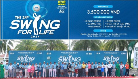 Swing For Life mùa 24: Tiếp tục sứ mệnh nhân ái và kết nối đam mê golf