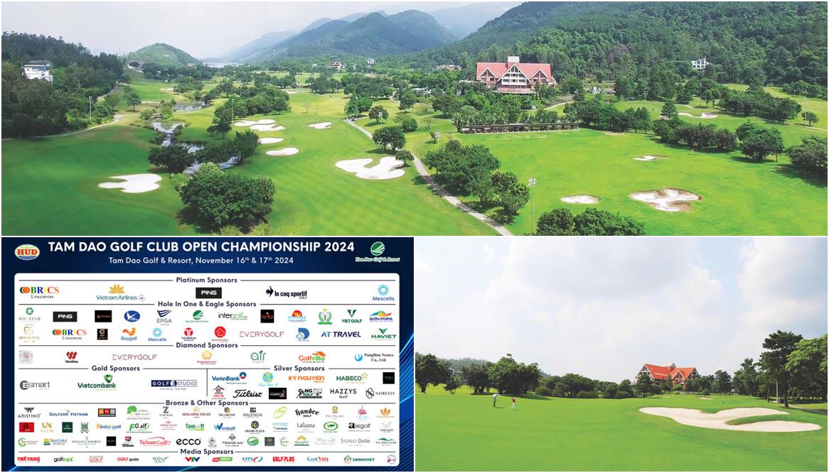 Treo thưởng hơn 10 tỷ đồng Hole in one tại giải TAM DAO GOLF CLUB OPEN CHAMPIONSHIP 2024