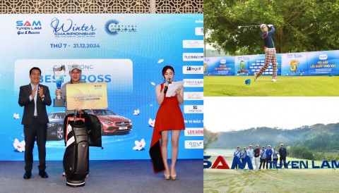 SAM Tuyền Lâm Winter Championship 2024: Ngày hội sôi động của đông đảo golfer Việt Hàn