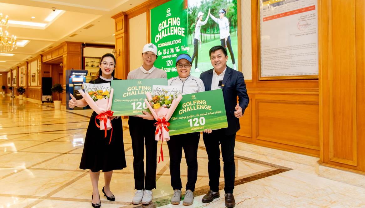 120 hố, 1 tình bạn: Câu chuyện chinh phục không giới hạn tại sân golf Long Biên
