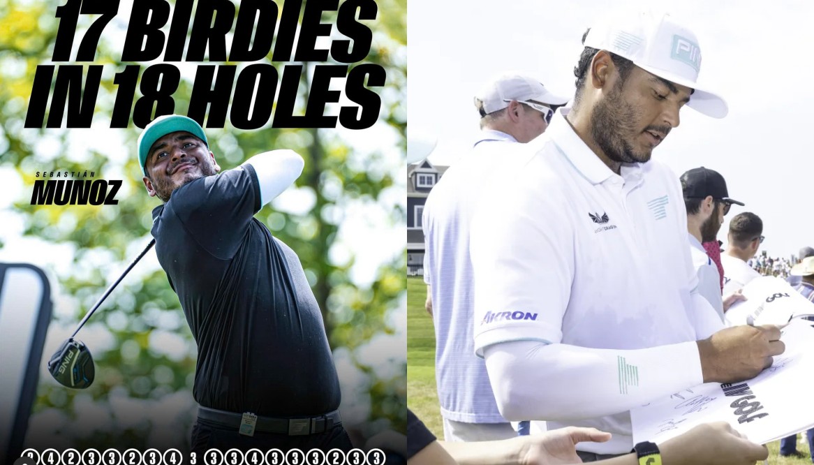 Sebastian Munoz: Ghi 17 birdie trong 18 hố 