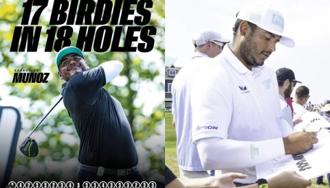 Sebastian Munoz: Ghi 17 birdie trong 18 hố 