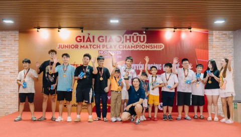 Tuyển trẻ BRVT thắng CISS ở Junior Match Play Championship 2025