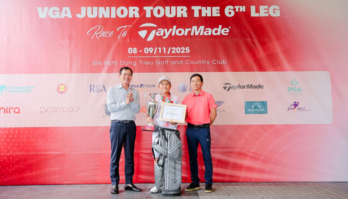 Nguyễn Bảo Phát đăng quang chặng 6 VGA Junior Tour 2025: Khi bản lĩnh trưởng thành từ những cú swing