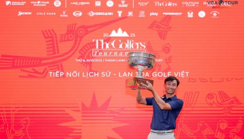 Hồ Khắc Luận vô địch The Golfers Tournament 2025