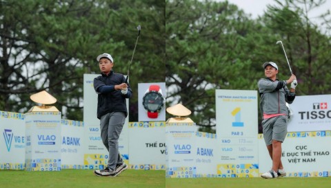 VAO 2025: Nguyễn Trọng Hoàng dẫn đầu cách biệt lớn nhờ cú sảy chân hố 18 của Nguyễn Tuấn Anh