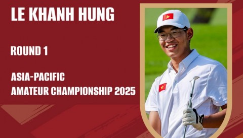 Lê Khánh Hưng: Khởi đầu lịch sử tại Asia-Pacific Amateur Championship 2025