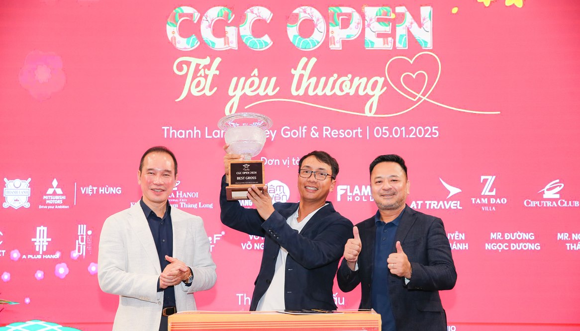 CGC Open Tết Yêu Thương 2024: Golfer Nguyễn Thái Hà vô địch với thành tích 78 gậy