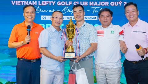 Golfer Phạm Văn Đạt vô địch giải đấu Vietnam Lefty Golf Club - Major quý 2