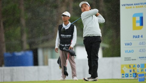 Nguyễn Trọng Hoàng kiên cường giữ vững ngôi đầu sau vòng 2 Vietnam Amateur Open
