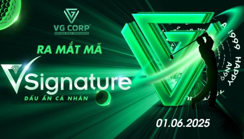 VG Corp ra mắt vSignature: Mã VHandicap định danh đẳng cấp, khẳng định phong cách golfer