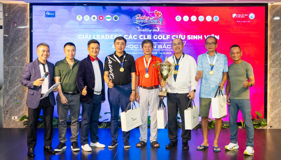 Lãnh đội Bách Khoa Hà Nội vô địch giải giao lưu trước thềm giải Swing For Education