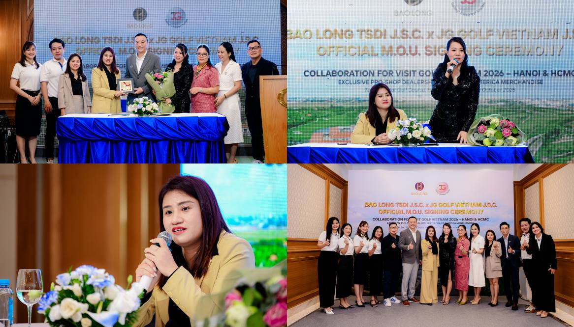 Bảo Long & JG Golf Việt Nam: Chung tay đưa du lịch golf Việt Nam vươn tầm thế giới