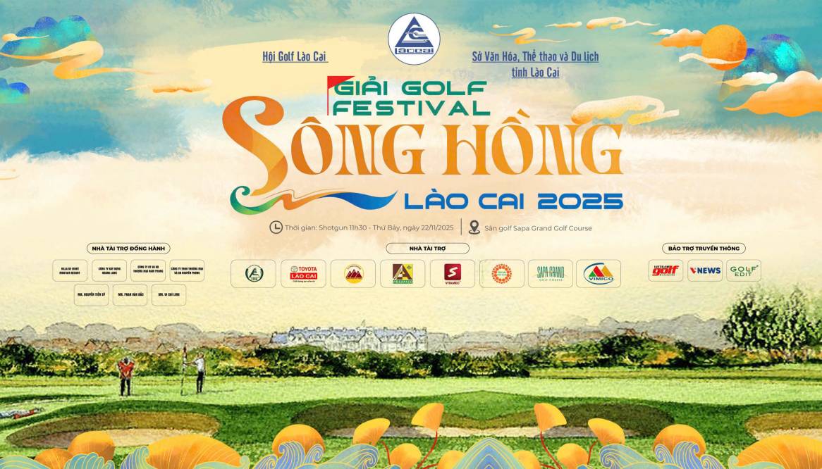Giải Golf Festival Sông Hồng 2025: Khi biển mây Tây Bắc trở thành sân khấu đỉnh cao