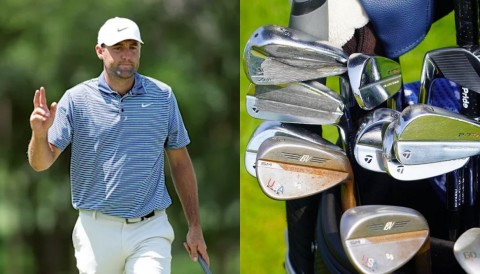 Scottie Scheffler sử dụng bộ gậy sắt TaylorMade mẫu của Tiger Woods tại CJ Cup Byron Nelson