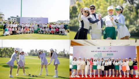 Giải Vô địch Golf Nữ lần thứ 3: Sắc xanh fairway và những trái tim hướng về miền Trung