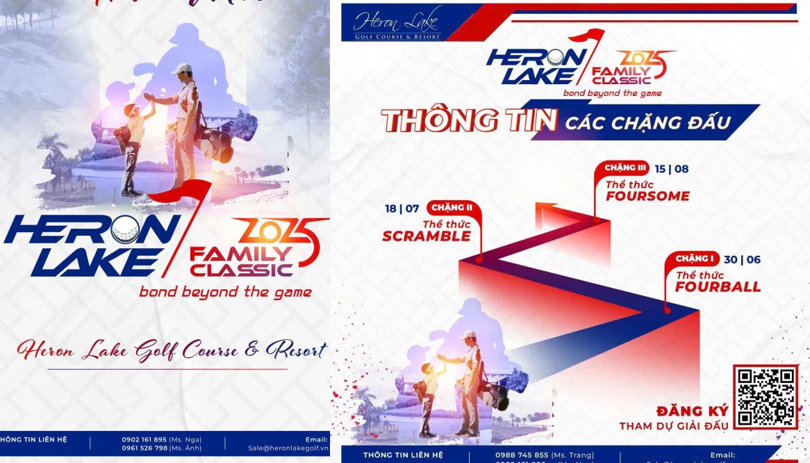 Heron Lake Family Classic 2025: 3 chặng đấu đầy hấp dẫn cho các cặp đấu gia đình